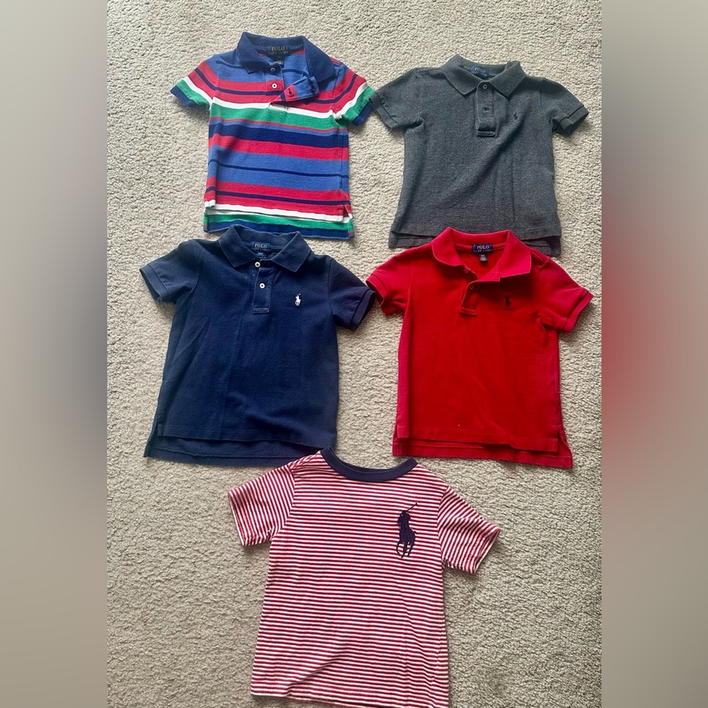 5 Boys Polo by Ralph Lauren Polo shirts Size 3T